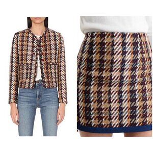 💕SANDRO PARIS💕 Matching Suit Set: Marianne BlazerJacket + Nasty Skirt ~ 38 EU